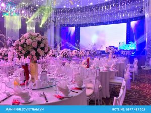 Hướng dẫn lắp màn hình LED sân khấu tiệc cưới