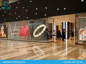 Hướng dẫn lắp màn hình led trong suốt dán kính