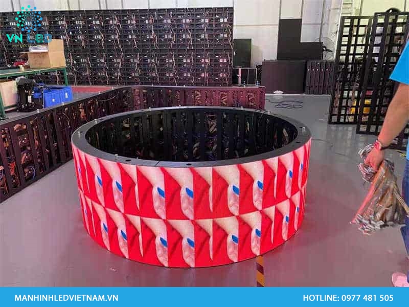 Cho thuê màn hình LED tròn tại Hà Nội
