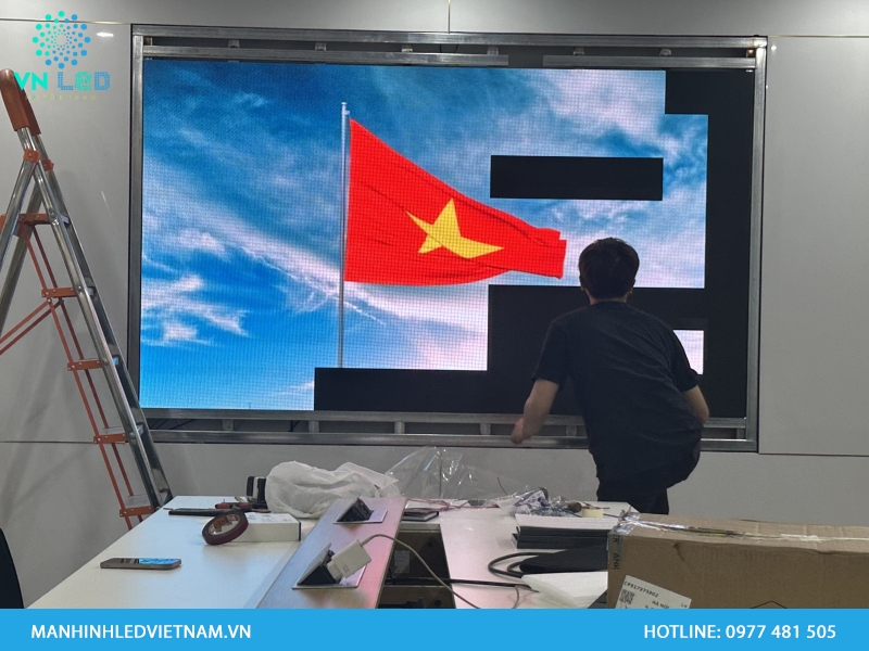 Hướng dẫn lắp màn hình LED quảng cáo