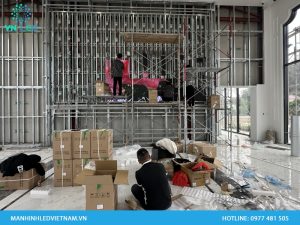 Hướng dẫn lắp màn hình LED quảng cáo