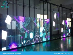 Kích thước màn hình LED trong suốt dán kính
