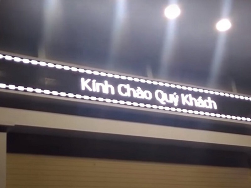 Bảng hiệu LED P10 trong nhà